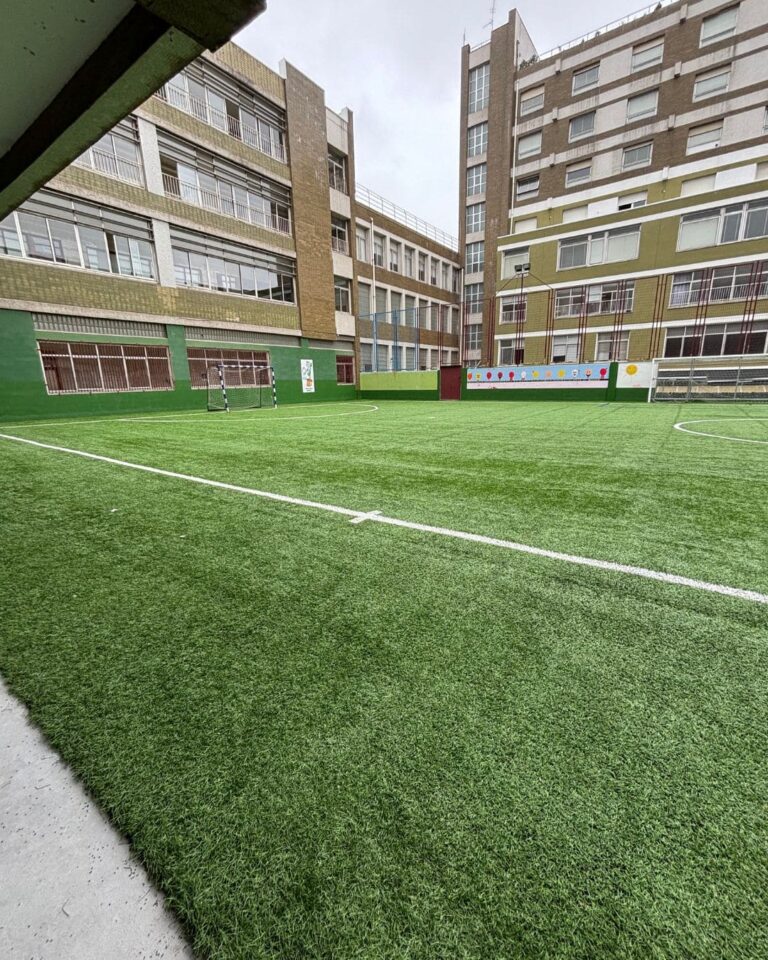 Impermeabilización de suelos en patio de colegio en Bilbao