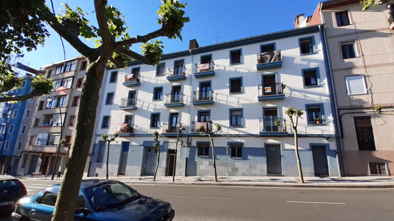 Rehabilitación de fachada Gran Vía, Sestao